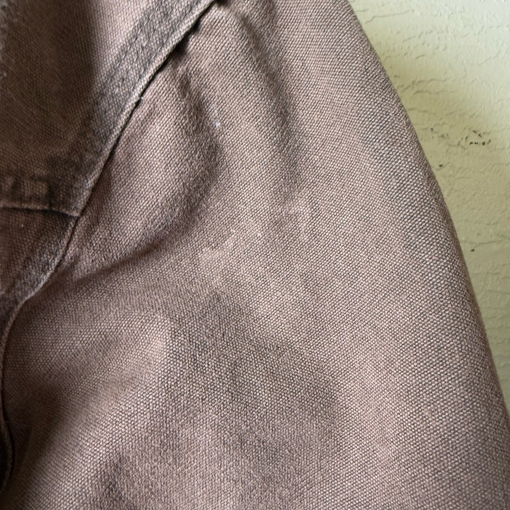 Vintage Carhartt J14‎ Santa Fe Jacket Brown 90s Distressed Workwear USA-Large - Picture 7 of 14